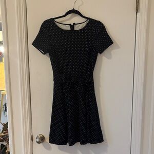 Kate Spade Black and White Polka Dot Mini Dress